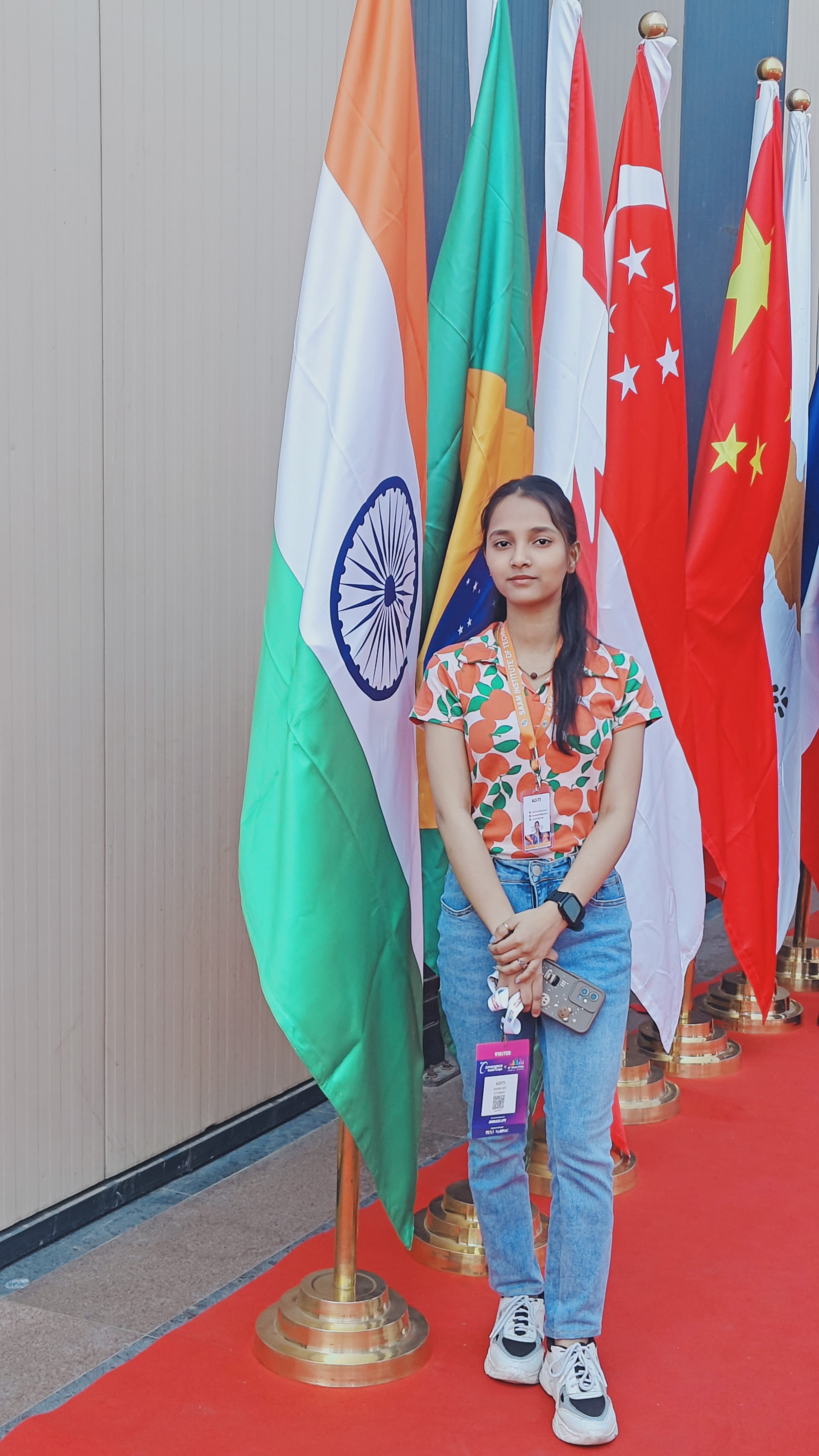 Standing in Expo Entrance